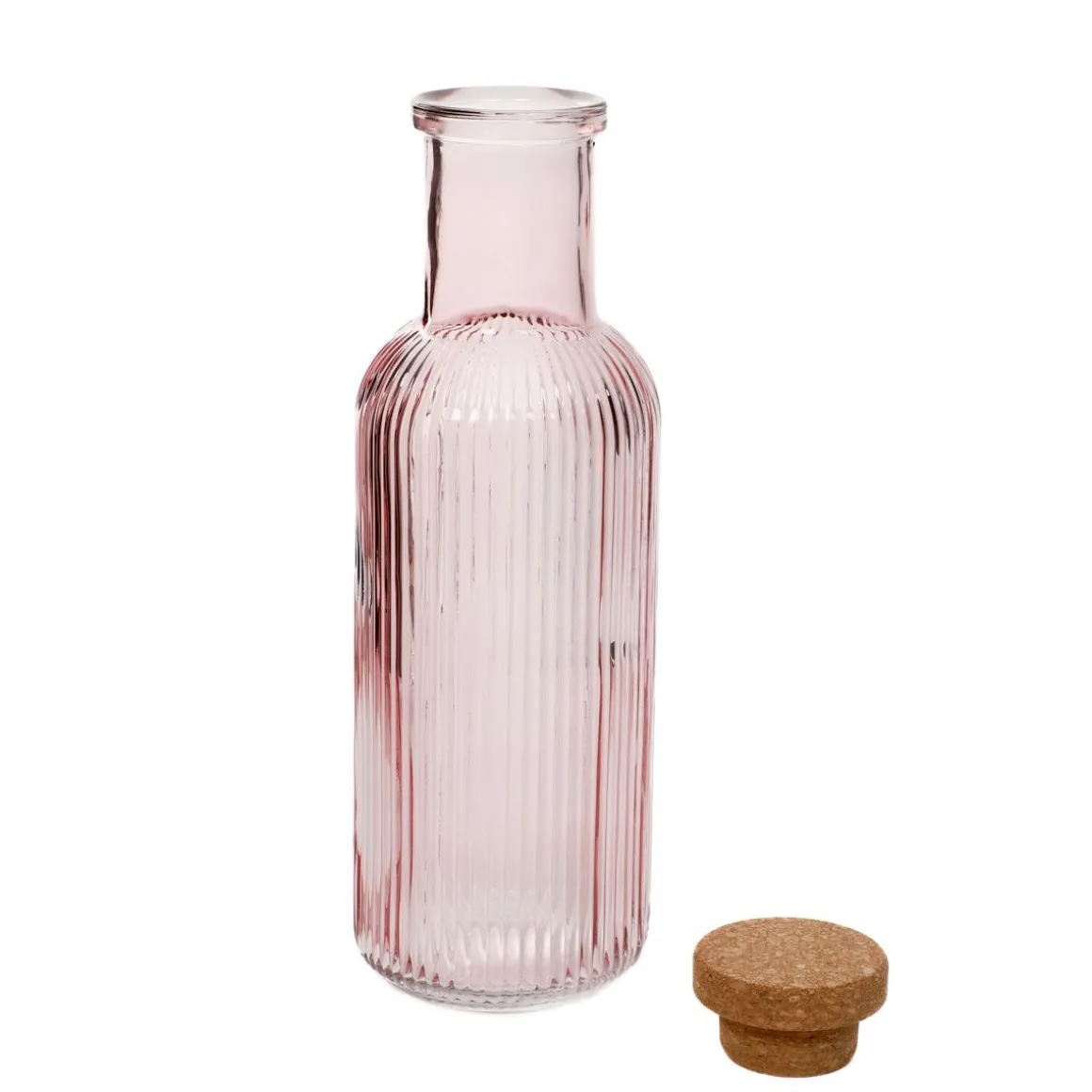 karafka_natia_ryflowana_z_4-2.webp Karafka Natia Ryflowana Z Korkiem Rozowa 1 L