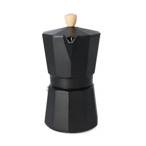 Kawiarka Mia Mokka Czarna Z Drewnianym Uchwytem 6 Cup