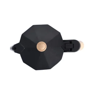 Kawiarka Mia Mokka Czarna Z Drewnianym Uchwytem 6 Cup