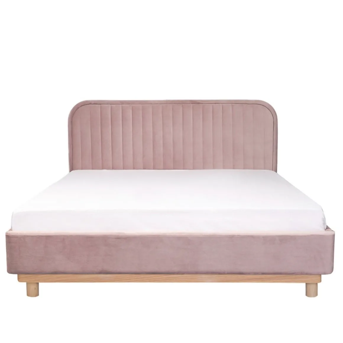 ko_karalius_welurowe_rozo_1-1.webp Łóżko Karalius Welurowe Rozowe 160X200 Cm
