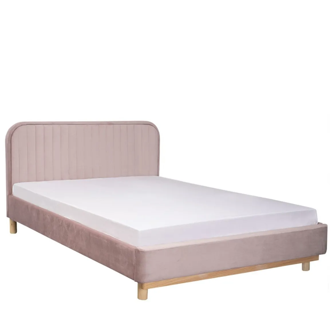 ko_karalius_welurowe_rozo_3-1.webp Łóżko Karalius Welurowe Rozowe 160X200 Cm