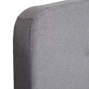 Łóżko Ze Stelazem Mikkel Welurowe Szare 160X200 Cm