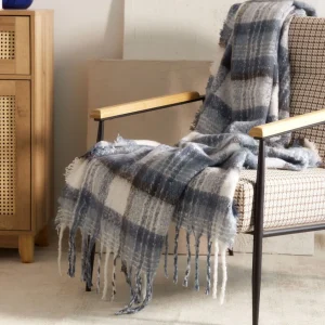 Koc Manpa W Krate Niebieski 130X170 Cm