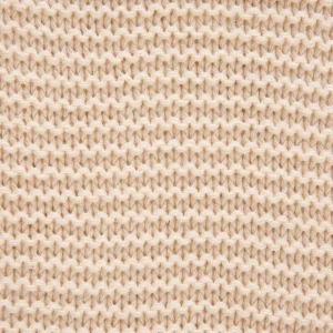 Koc Ragil Dzianinowy Z Musztardowa Lamowka 130X170