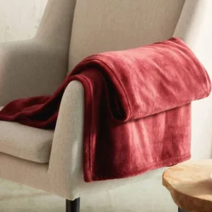 Koc Rote Bordowy 150X200 Cm