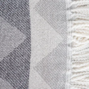 Koc Tiari Zygzak Szary 130X170 Cm