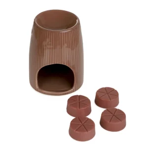 Komienk Ceramiczny Fires Z Woskiem Sandalwood 10X12,5 Cm 22G