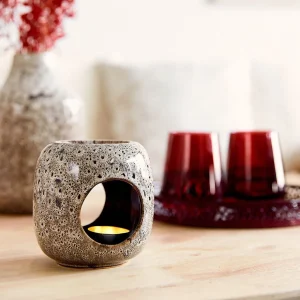 Kominek Rufus Ceramiczny Brazowy 11X11X11 Cm