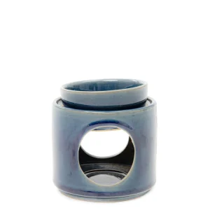 Kominek Soleto Ceramiczny Granatowy 9X9X10 Cm