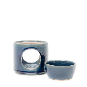 Kominek Soleto Ceramiczny Granatowy 9X9X10 Cm