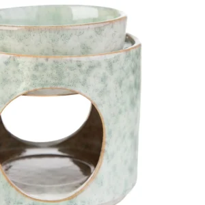 Kominek Soleto Ceramiczny Zielony 9X9X10 Cm