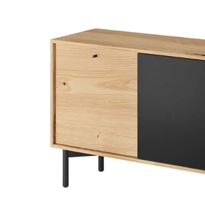 Komoda Flow! Dab Artisan/ Czarny 102X74X41 Cm