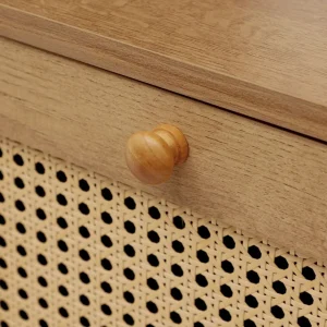 Komoda Notto Z Rattanem 110X35X72 Cm