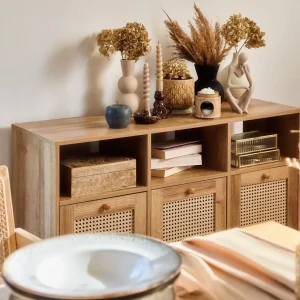 Komoda Notto Z Rattanem 110X35X72 Cm