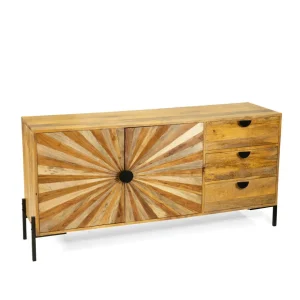 Komoda Tropea Lite Drewno Mango Z Akacja 150X40X75 Cm