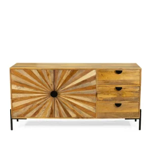 Komoda Tropea Lite Drewno Mango Z Akacja 150X40X75 Cm