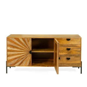 Komoda Tropea Lite Drewno Mango Z Akacja 150X40X75 Cm