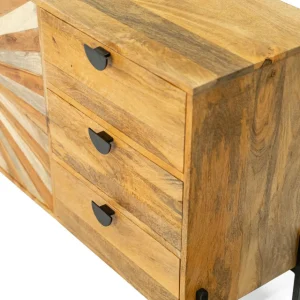 Komoda Tropea Lite Drewno Mango Z Akacja 150X40X75 Cm