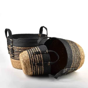 Komplet Koszy Bali 30X24 Cm; 26X22 Cm; 20X18 Cm 3 Szt.