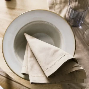 Komplet Serwetek Do Jadalni Farre Bezowe 30X45 Cm