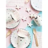 Komplet Talerzy Stars Ze Wzorem W Gwiazdki 6 Szt. Fi 18 Cm