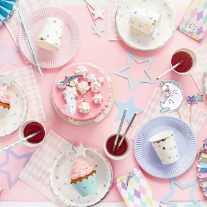 Komplet Talerzy Stars Ze Wzorem W Gwiazdki 6 Szt. Fi 18 Cm