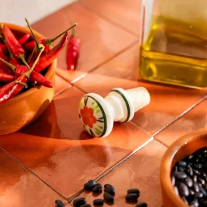 Korek Rene Do Wina Z Kwiatem 6X4 Cm