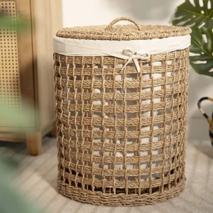 Kosz Do Przechowywania Denahi Okragly Z Wysciolka 40X47 Cm