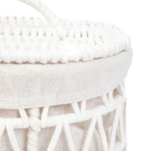 Kosz Do Przechowywania Flossie Bialy 23X23X14.5 Cm