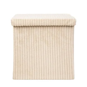 Kosz Do Przechowywania Letia Bezowy 27X27X27 Cm