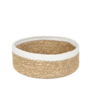 Kosz Do Przechowywania Marlin Okragly Z Trawy Morskiej 25X25X9,5 Cm