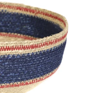 Kosz Do Przechowywania Maura W Niebieskie Paski 23X23X13 Cm