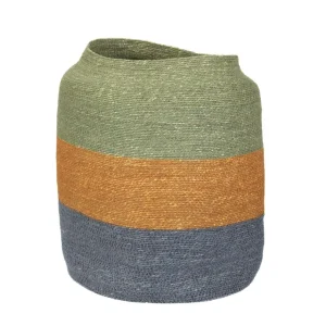 Kosz Do Przechowywania Regin W Kolorowe Paski 35X35X45 Cm