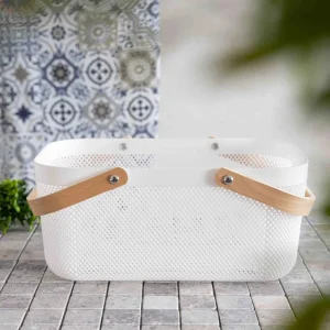 Kosz Elijah Bialy 24.5X40X19Cm