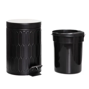 Kosz Lazienkowy Jove Czarny 3L