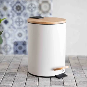 Kosz Lazienkowy Maris Bialy 3L