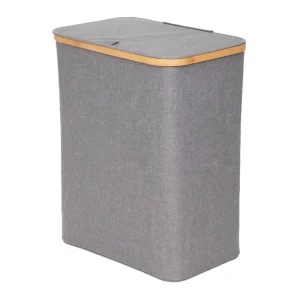 Kosz Na Bielizne Nellie Szary 45X30X55 Cm