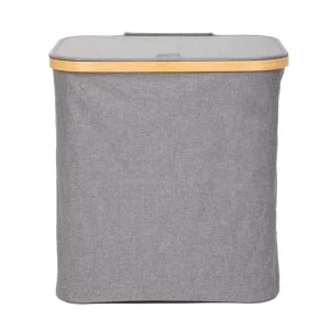 Kosz Na Bielizne Nellie Szary 40,5X32X42 Cm