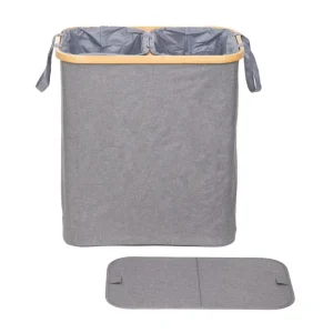 Kosz Na Bielizne Nellie Szary 55,5X34,5X60 Cm