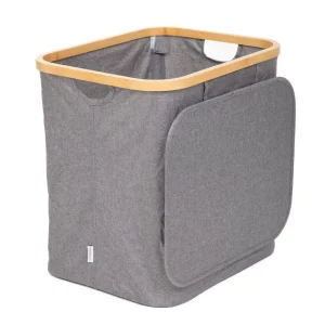 Kosz Na Bielizne Nellie Szary 40,5X32X42 Cm