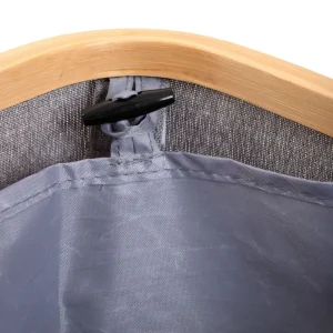 Kosz Na Bielizne Nellie Szary 45X30X55 Cm