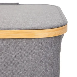 Kosz Na Bielizne Nellie Szary 40,5X32X42 Cm