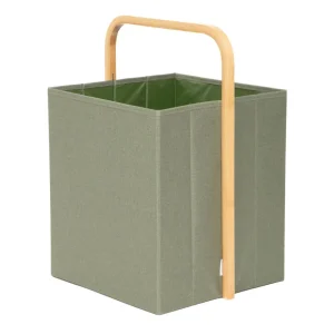 Kosz Na Bielizne Nellie Zielony 36X32X50 Cm