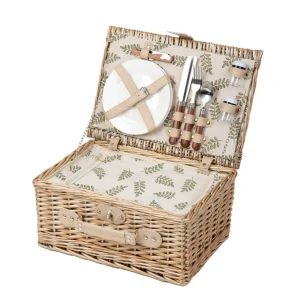 Kosz Piknikowy Lorenzo Dla 2 Osob W Listki 38X26X18 Cm