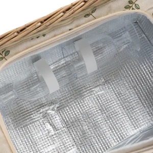 Kosz Piknikowy Lorenzo Dla 2 Osob W Listki 38X26X18 Cm