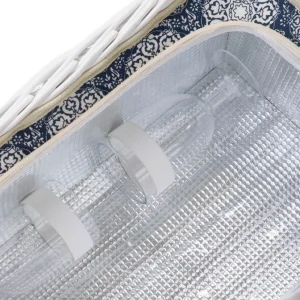 Kosz Piknikowy Orlando Dla 2 Osob We Wzor Paisley 38X26X18 Cm