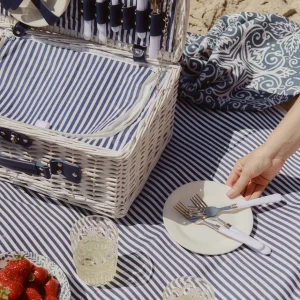 Kosz Piknikowy Orlando Dla 4 Osob Z Mata 46X30X20 Cm