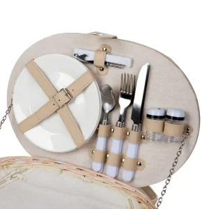 Kosz Piknikowy Picnic Owalny Dla 2 Osob 38X26X18 Cm