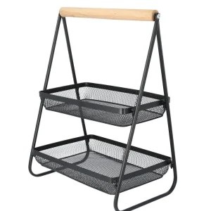 Koszyk Gridio Dwupietrowy Prostokatny 51X38X25 Cm