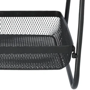 Koszyk Gridio Dwupietrowy Prostokatny 51X38X25 Cm